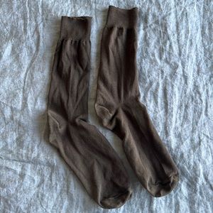Brown Dress Socks